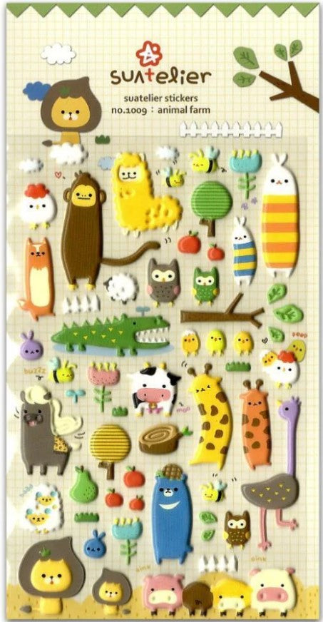 Suatelier Stickers_1009 ANIMAL FARM