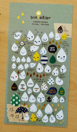Suatelier Stickers_1034 RAIN DROP