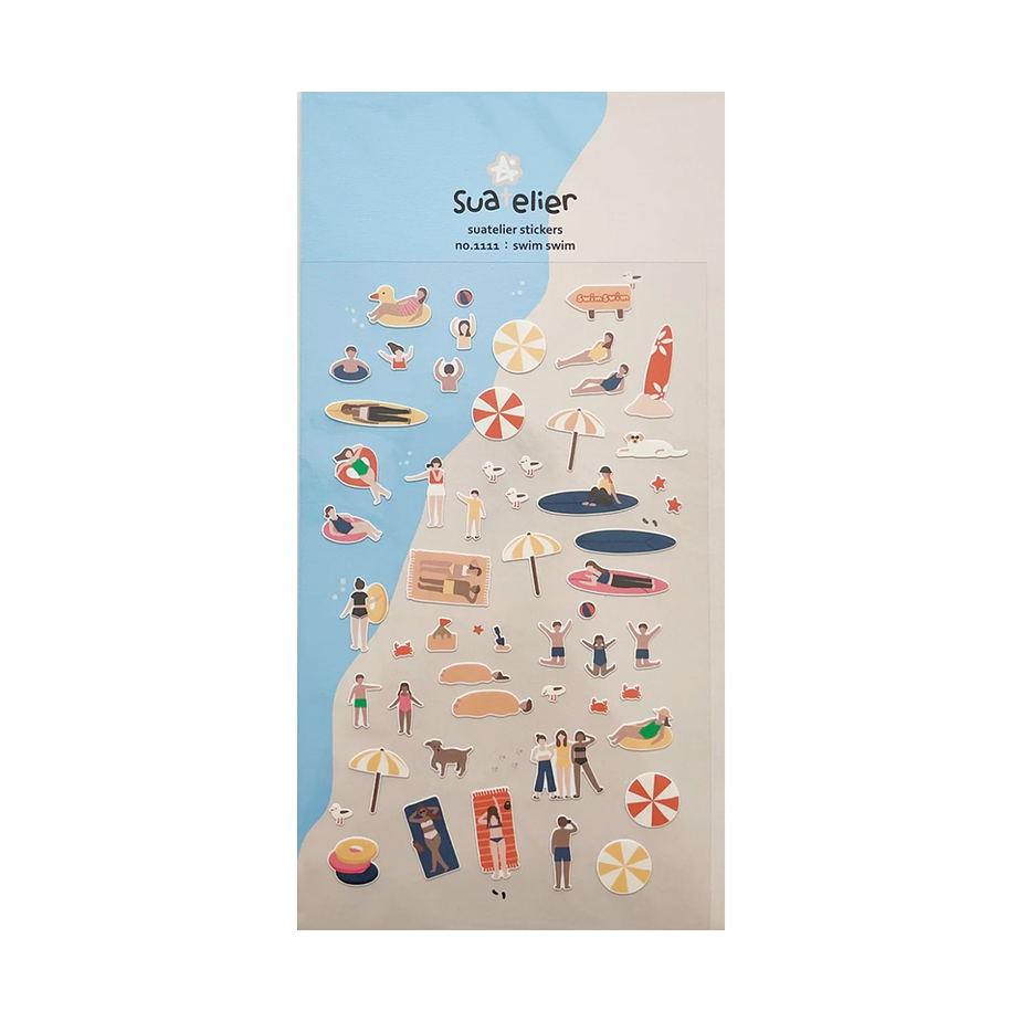 Suatelier Stickers_1111 SWIM SWIM