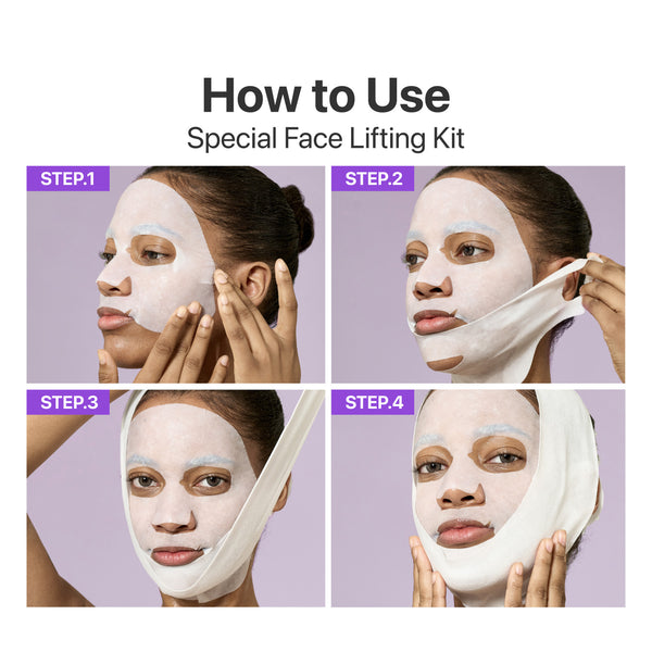 Numbuzin - No.9 NAD Bio Lifting-sil Full Cover Facial Mask - (20ml+28ml)*4ea