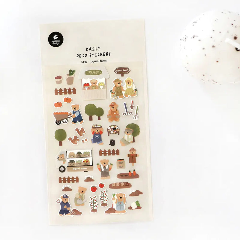 Suatelier Stickers_1137 GGUMI FARM