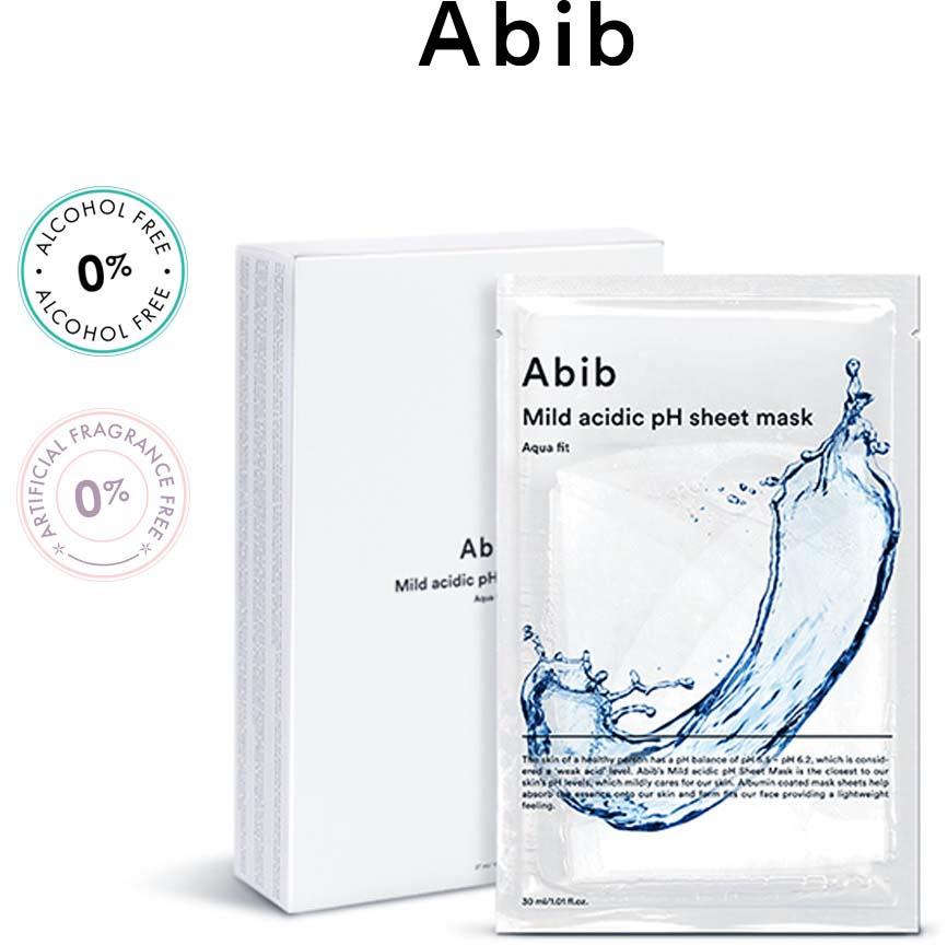 ABIB -- Mild Acidic PH Sheet Mask Aqua Fit (10pcs)