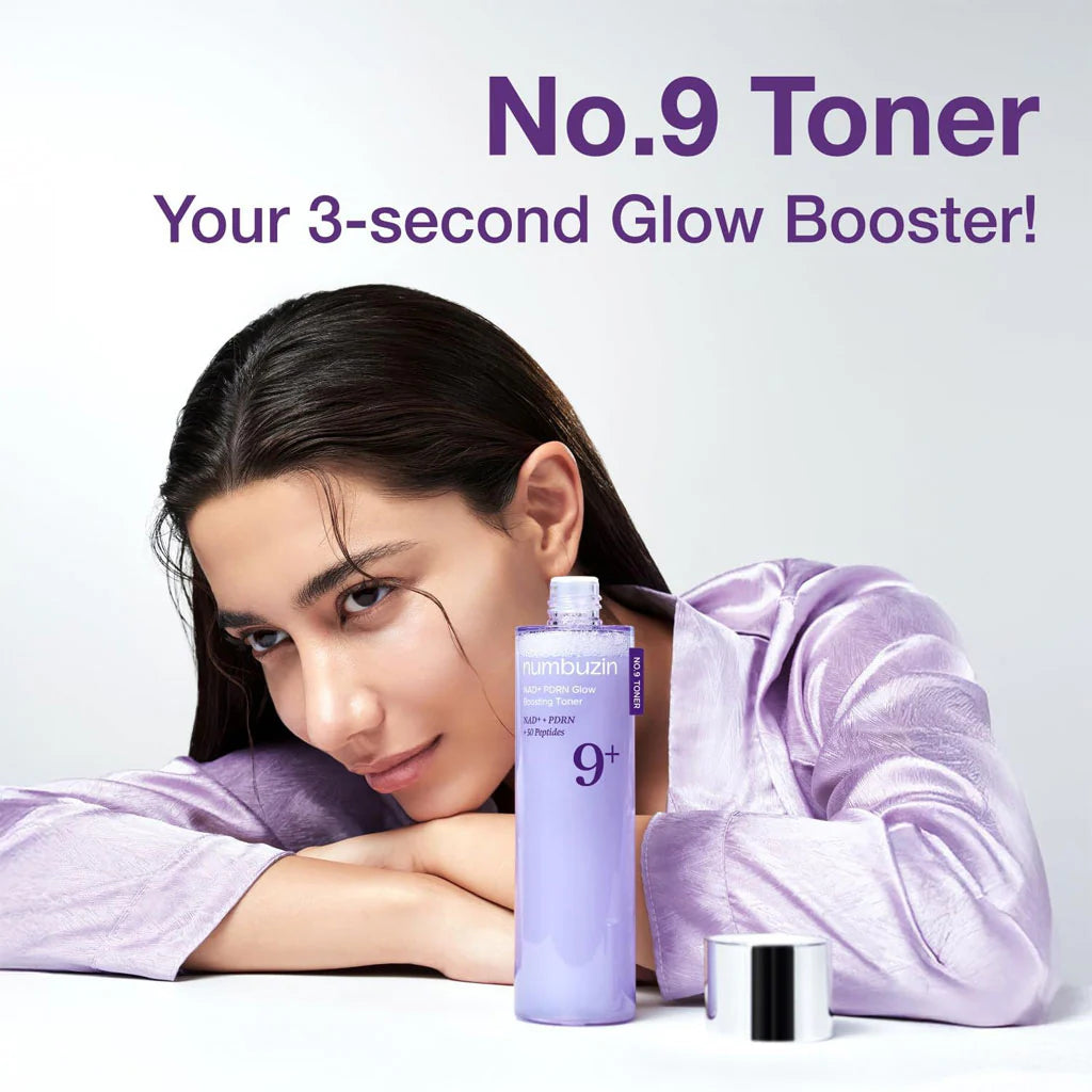 Tonique éclat Numbuzin No.9+ NAD+ PDRN 150 ml