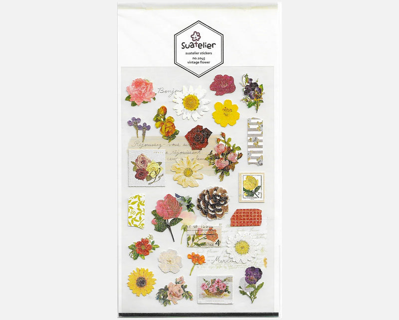 Suatelier Stickers_1045 Vintage flower