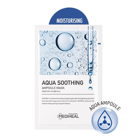 MEDIHEAL ++ Aqua Soothing Ampoule Mask 1pc