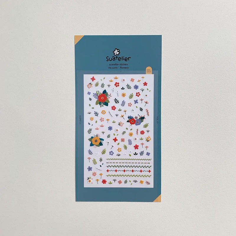 Suatelier Stickers_1070 FLOWERY