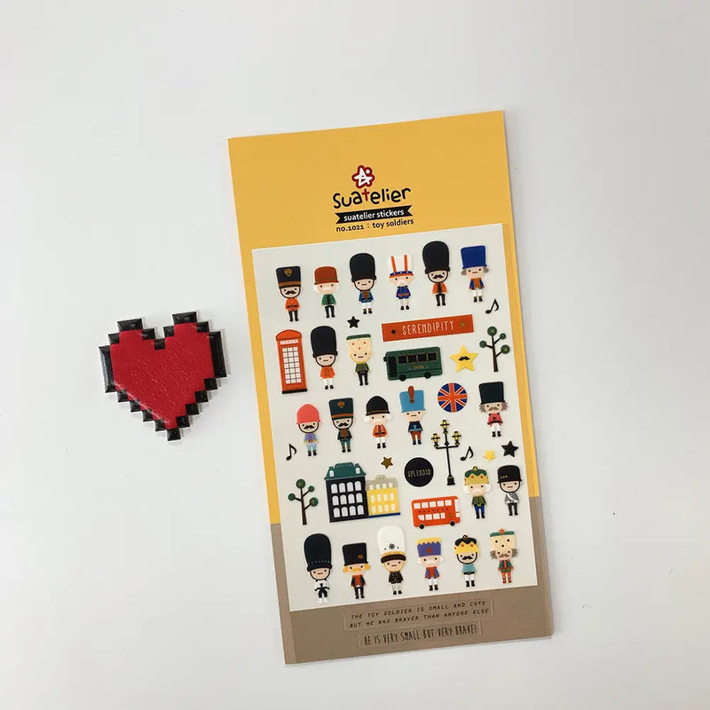 Suatelier Stickers_1021 TOY SOLDIERS