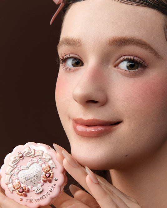 FlowerKnows - le Fard à Joues Soie et Satin Sweetie Bear - 5g - 03 Rose Chanson