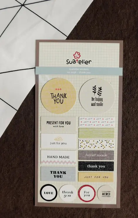 Suatelier Stickers_1036 THANK YOU