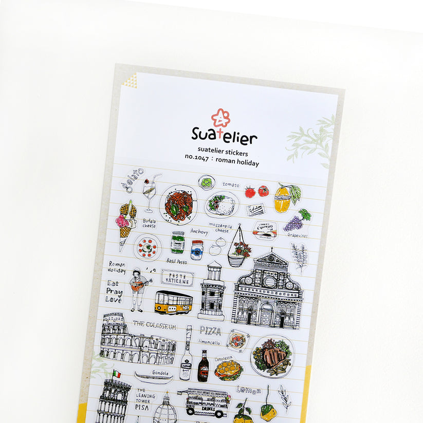 Suatelier Stickers_1047 ROMAN HOLIDAY