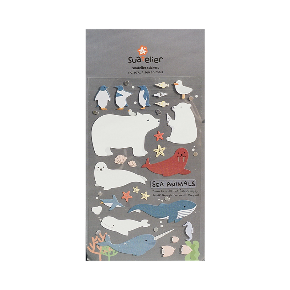 Suatelier Stickers_1071 SEA ANIMALS