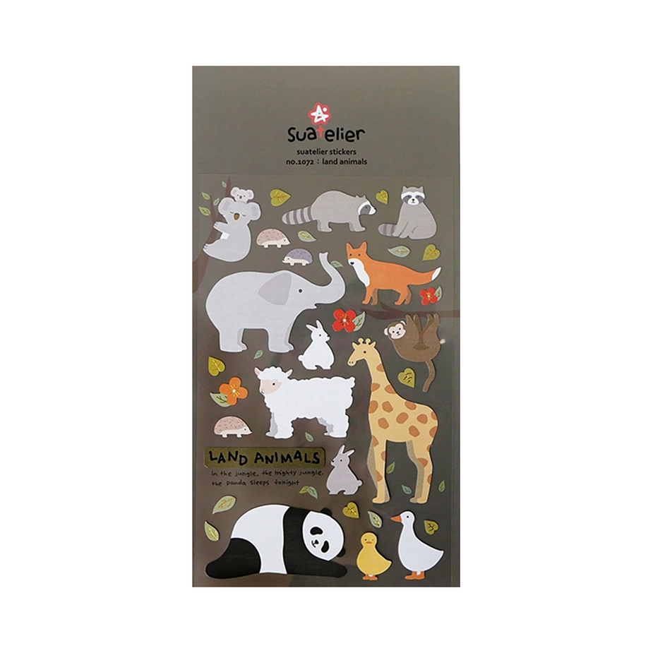 Suatelier Stickers_1072 LAND ANIMALS