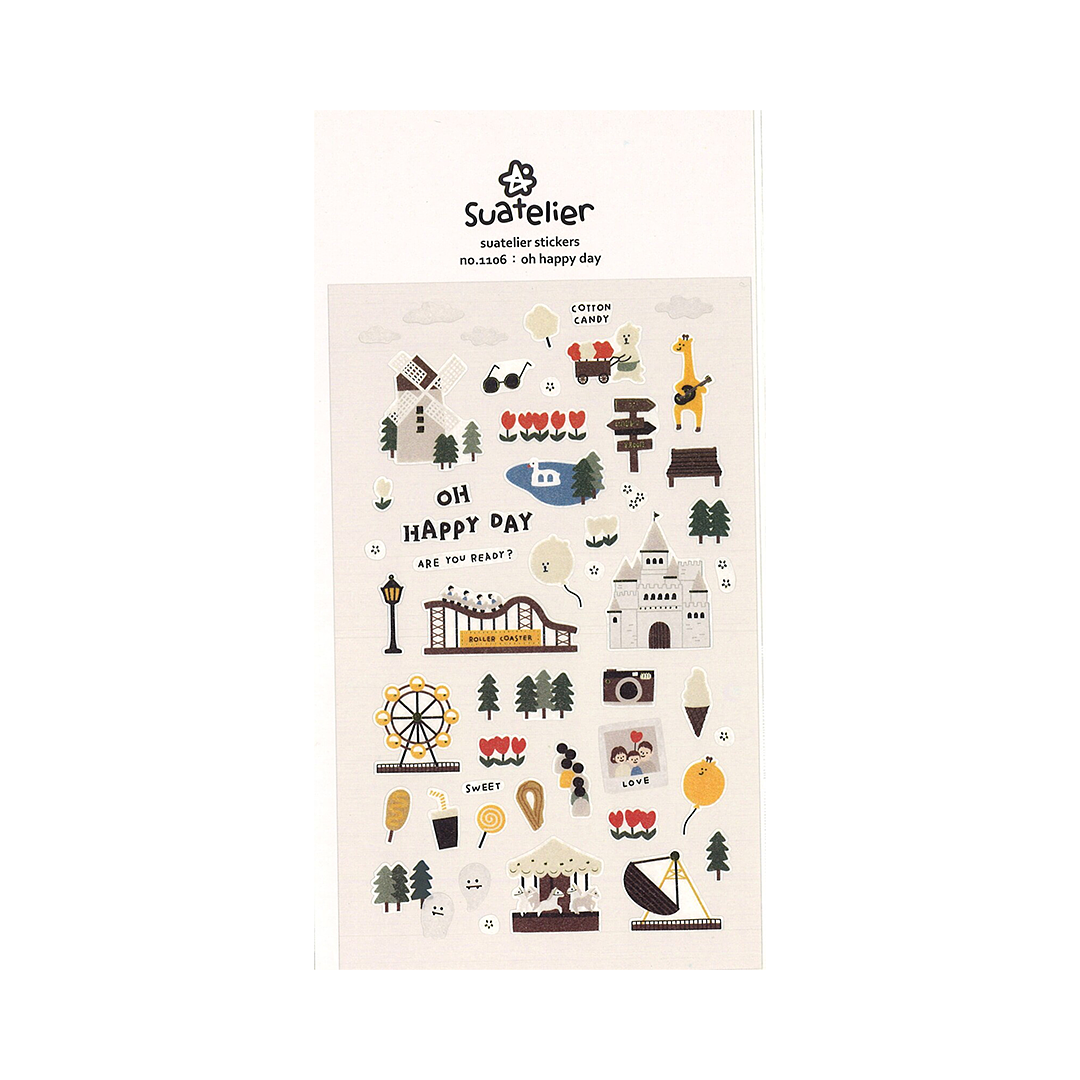 Suatelier Stickers_1106 OH HAPPY DAY