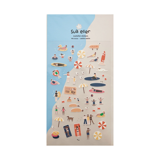 Suatelier Stickers_1111 SWIM SWIM
