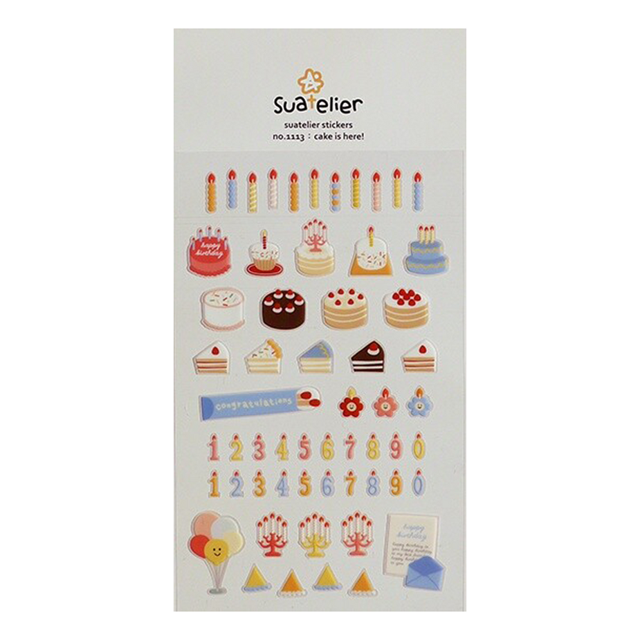 Suatelier Stickers_1113 CAKE IS HERE!