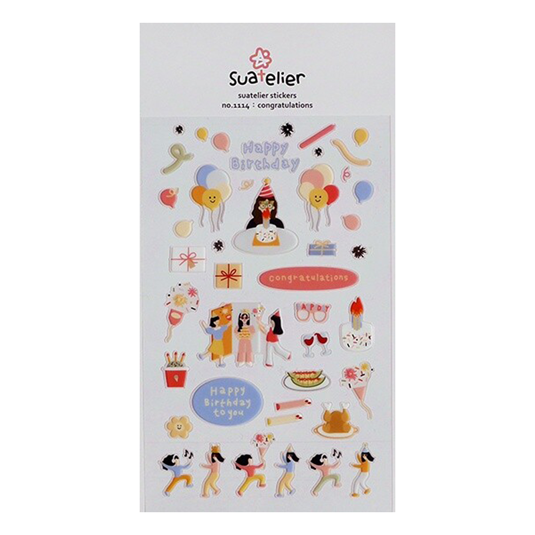 Suatelier Stickers_1114 CONGRATULATIONS