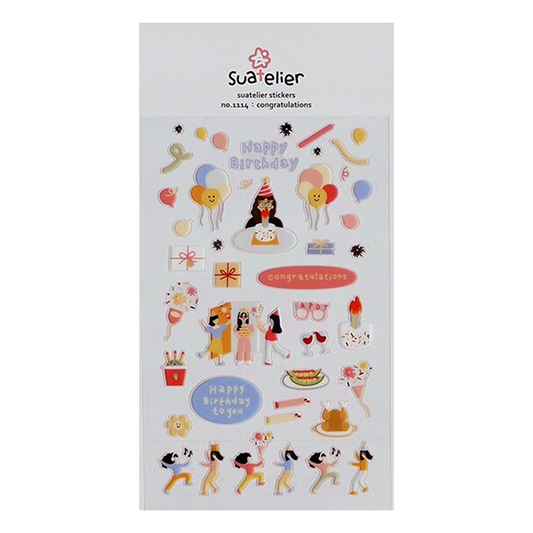 Suatelier Stickers_1114 CONGRATULATIONS