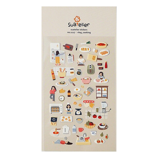 Suatelier Stickers_1117 VLOG_COOKING