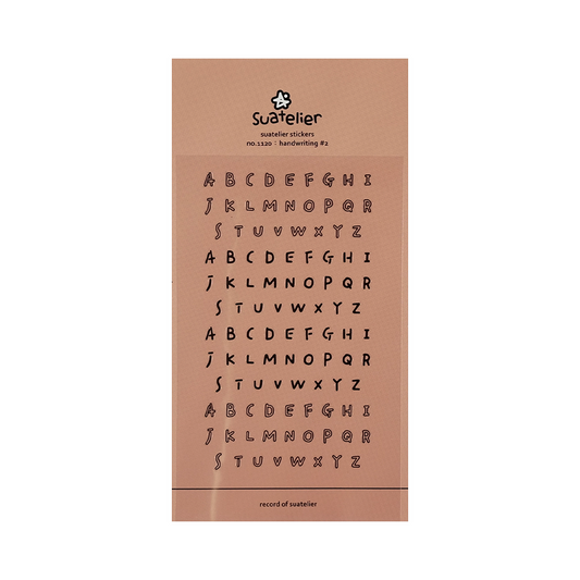 Suatelier Stickers_1120 HANDWRITING#2