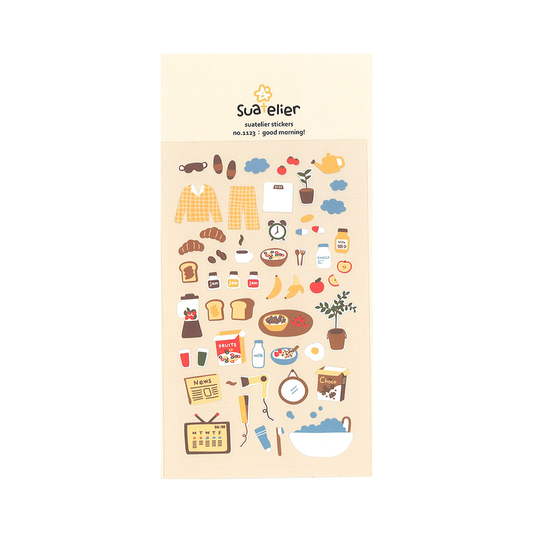 Suatelier Stickers_1123 GOOD MORNING!