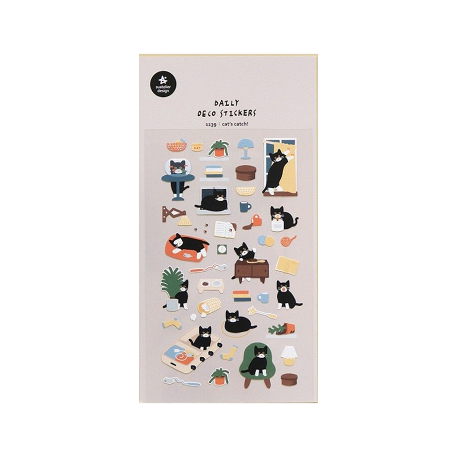 Suatelier Stickers_1139 CAT'S CATCH!