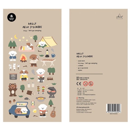 Suatelier Stickers_1144 LET'S GO CAMPING