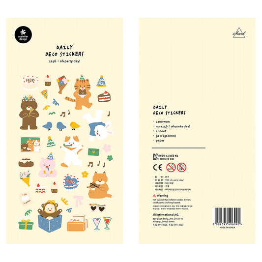 Suatelier Stickers_1146 OH PARTY DAY!