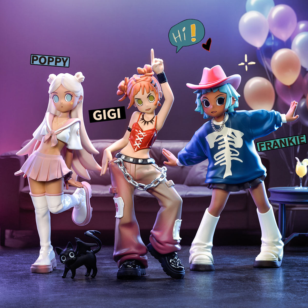 Blind Box Peach Riot Rise Up Series Figures