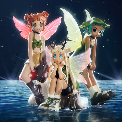 Figurines Blind Box Peach Riot Punk Fairy Series