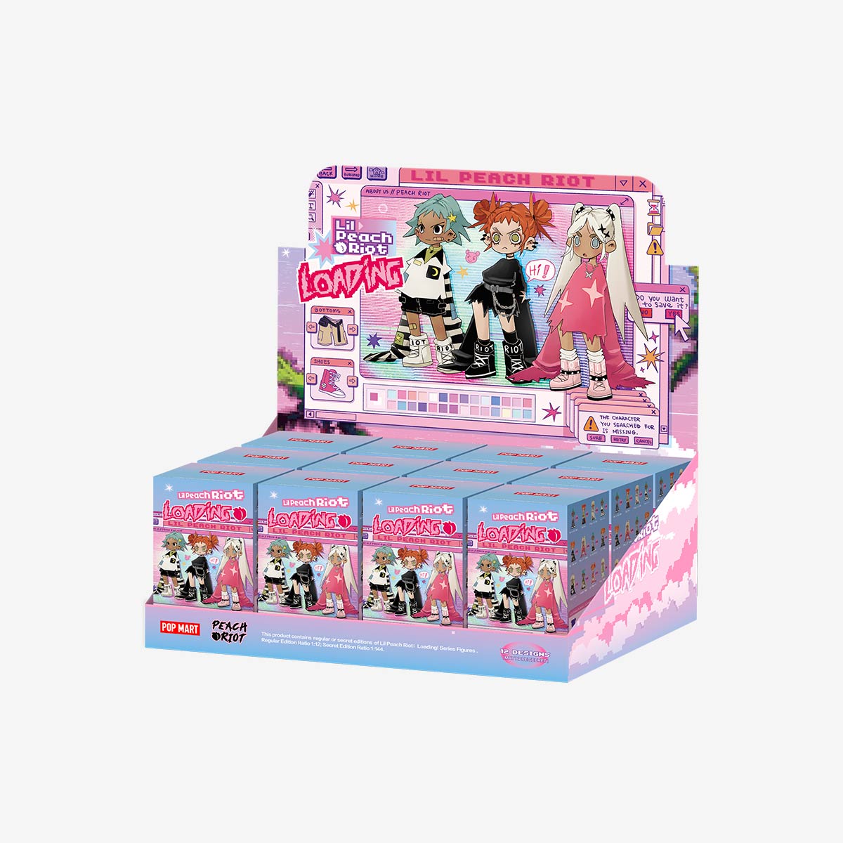 Blind box- Lil peach Riot- Loading| Pop Mart