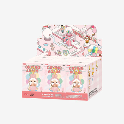 Blind Box-Pop Mart CryBaby Crying Again Porte-clés en peluche avec visage en vinyle - Duck You