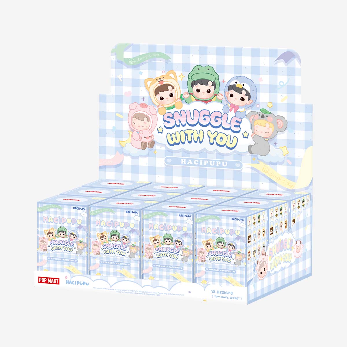Blind box -POP MART HACIPUPU Snuggle With You Series Figures