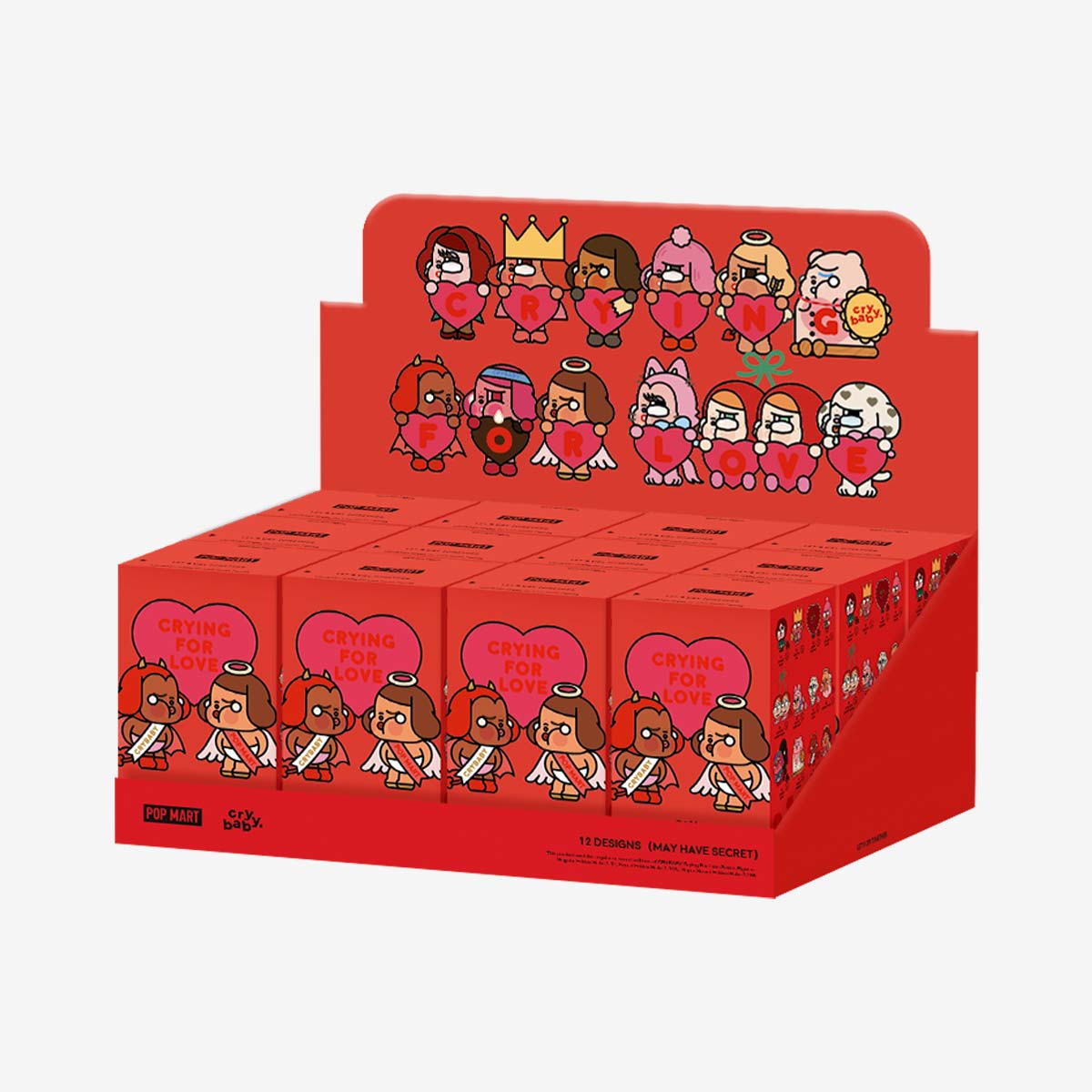Blind Box - Figurines Pop Mart CryBaby Crying for Love Series Love You Cherry Much