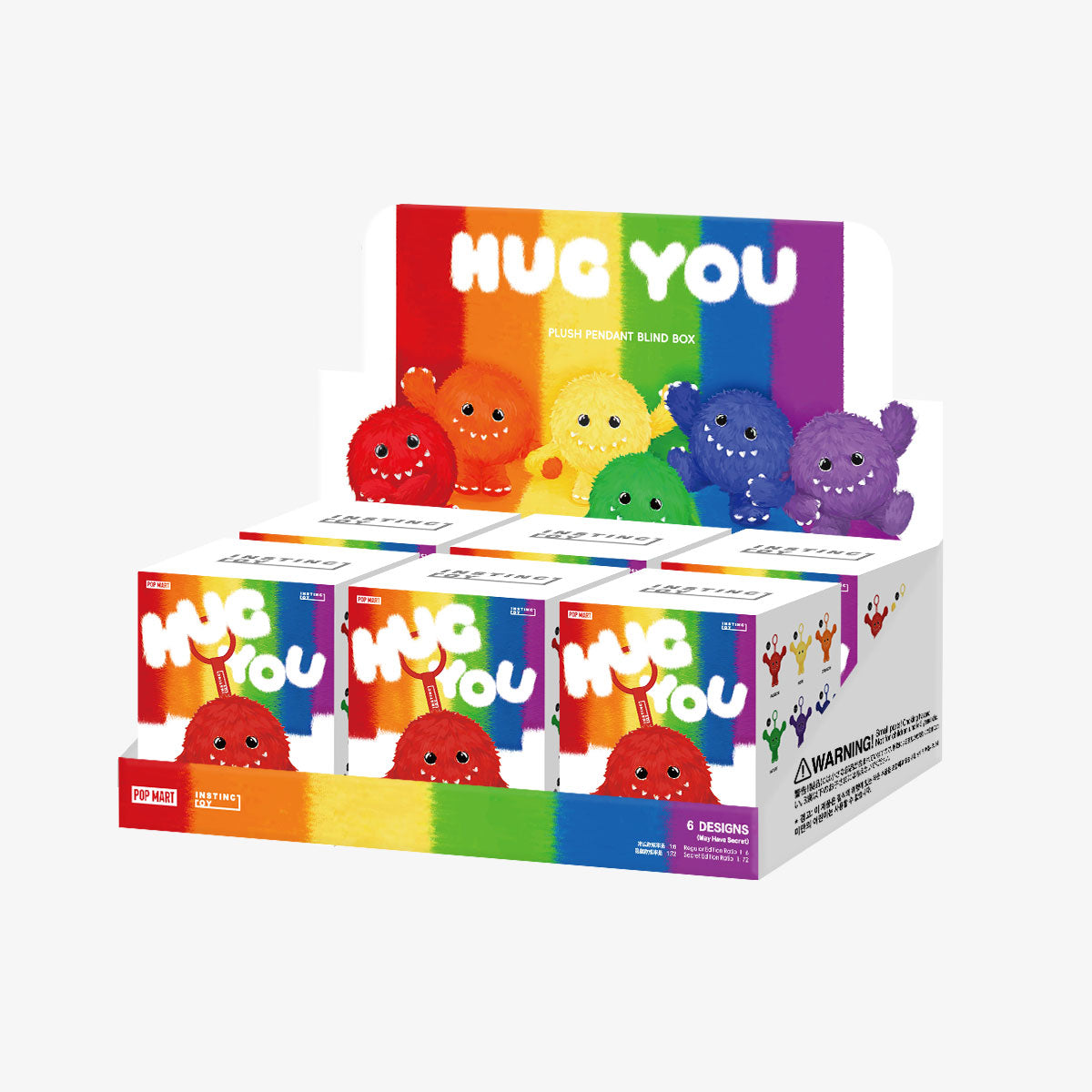 Blind box - Pop Mart- INSTINCTOY HUG YOU SERIES-Plush Pendant Blind Box