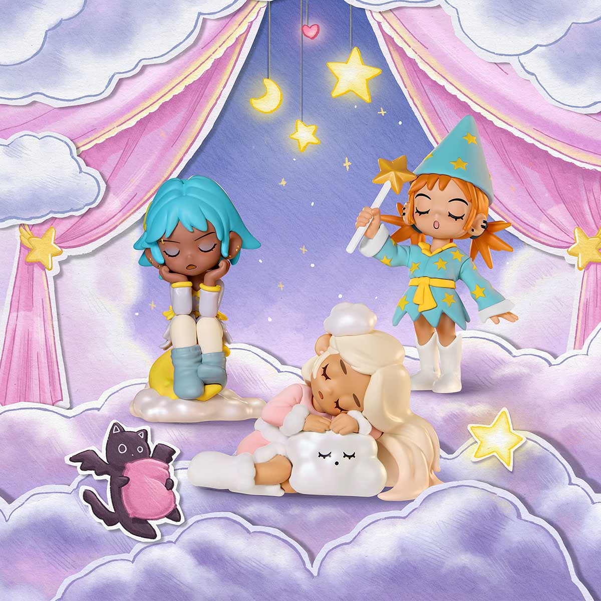 Figurines Blind Box Lil Peach Riot Soirée Pyjama