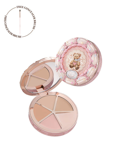 FlowerKnows - the Sweetie Bear 4-Color Concealer Palette - 6.4g