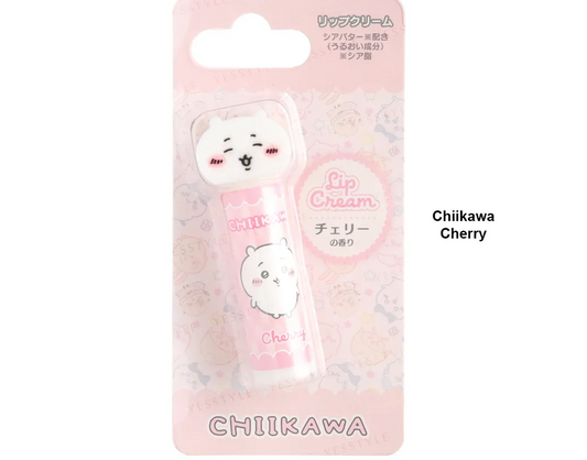 Chiikawa "Sweet Cherry" Moisturizing Lip Cream with 3D Character Cap