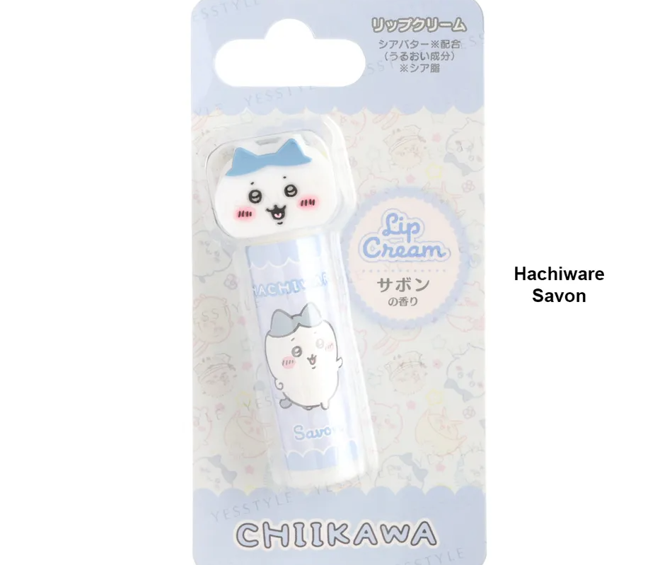 Baume à lèvres hydratant Chiikawa Hachiware "Fresh Savon" avec capuchon personnage 3D