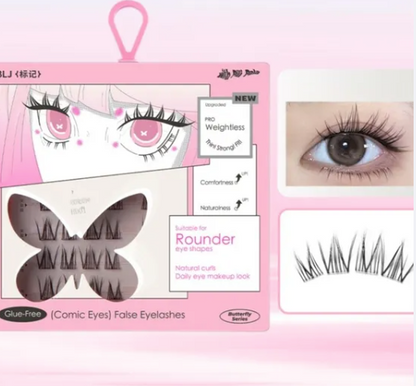 BSJ Comic Eyes Glue-Free False Eyelashes Series (Butterfly Edition)