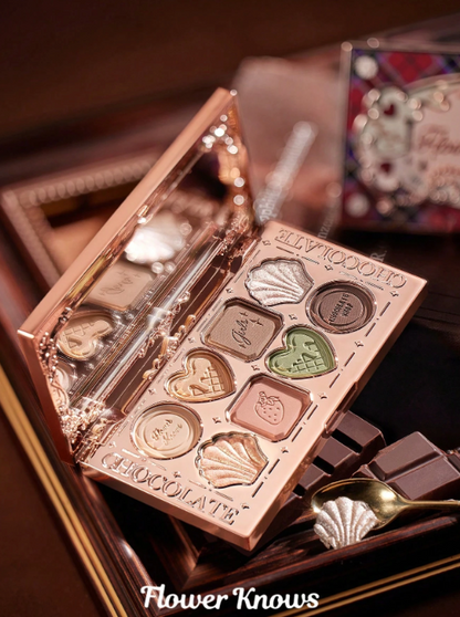 FlowerKnows Chocolate Series Eight-Color Eyeshadow Platte