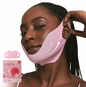 ROUND LAB Camellia Deep Collagen V Lifting Gel Mask 1ea | Double-chin Turkey Neck Instant Face Lifting Mask, Cooling and Depuffing Face Toning Belt