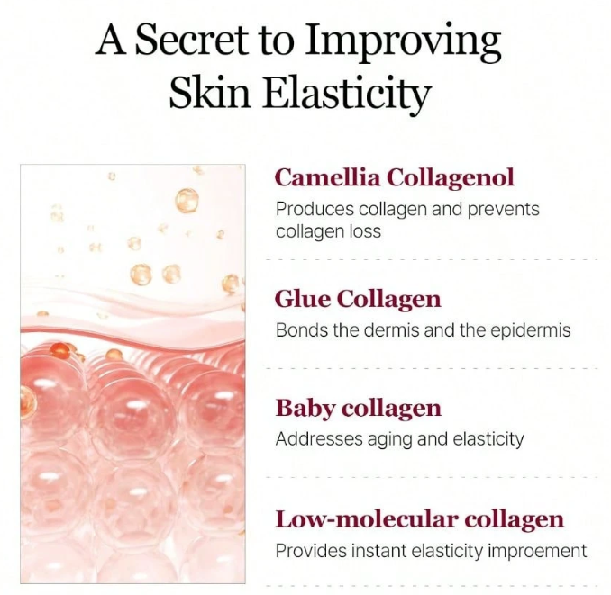 ROUND LAB Camellia Deep Collagen V Lifting Gel Mask 1ea | Double-chin Turkey Neck Instant Face Lifting Mask, Cooling and Depuffing Face Toning Belt