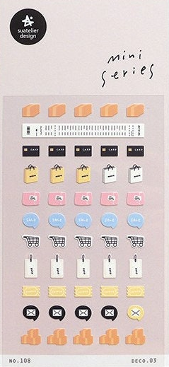 Suatelier Stickers No. 108: deco.03
