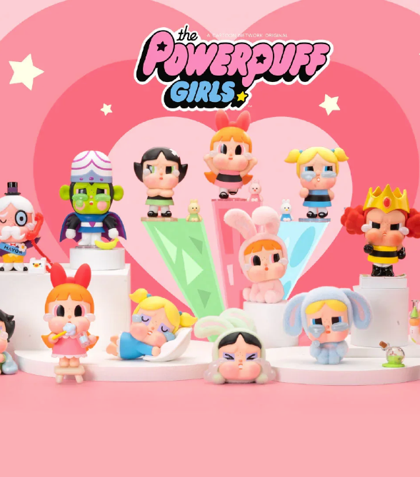 Figurines Boîte Mystère POP MART CRYBABY x Les Super Nanas