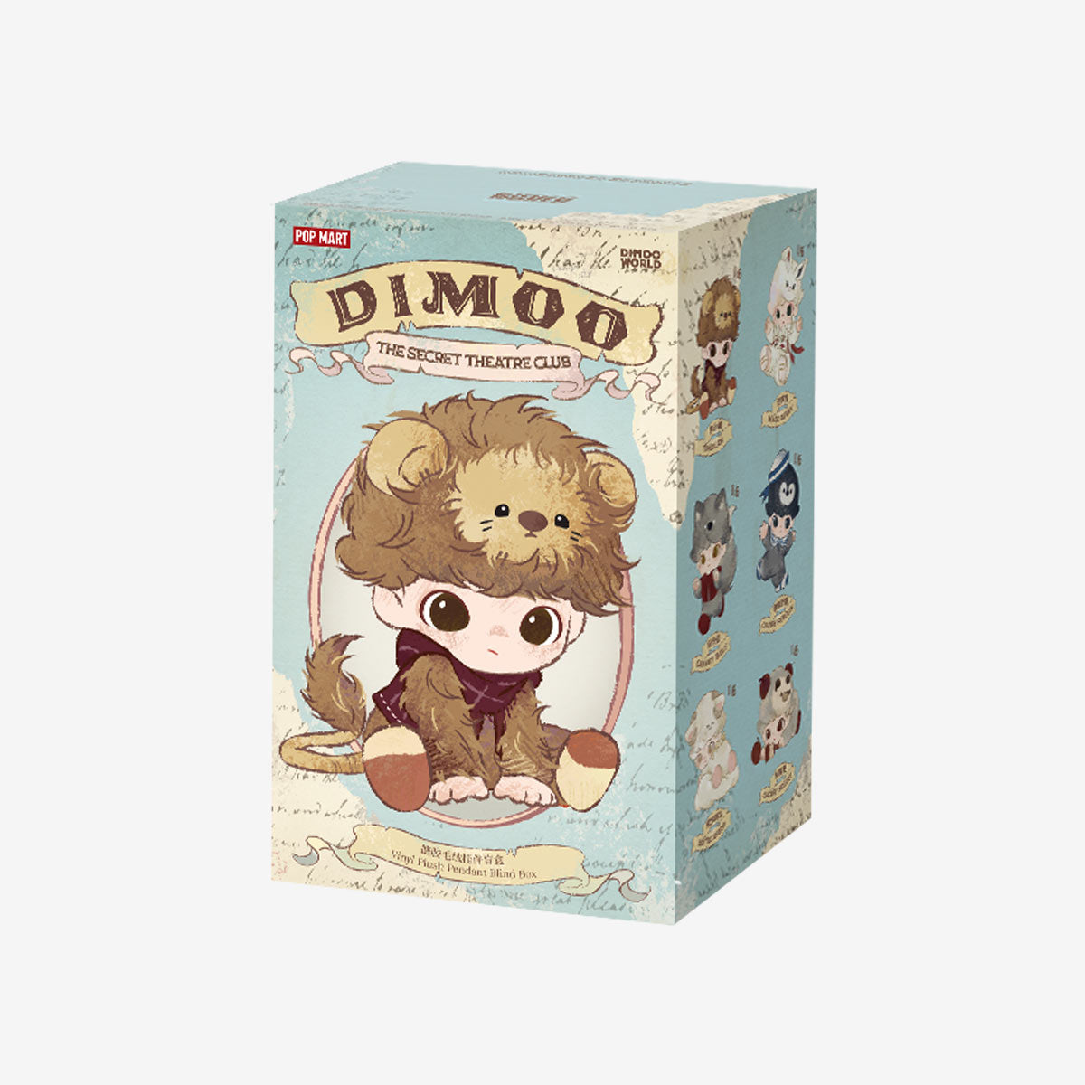 Blind Box DIMOO The Secret Theatre Club Series - Pendentif en peluche vinyle Blind Box