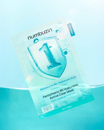 Numbuzin - No.1 Pantothenic B5 Hyaluronic Active Clear Mask 1 Sheet 26ml