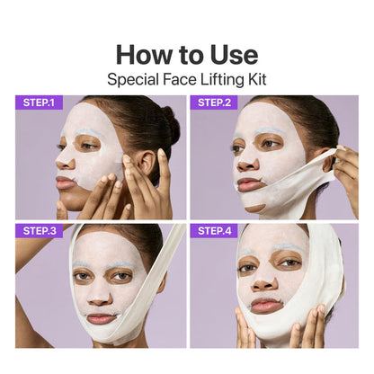 Numbuzin - No.9 NAD Bio Lifting-sil Full Cover Facial Mask - (20ml+28ml)*4ea