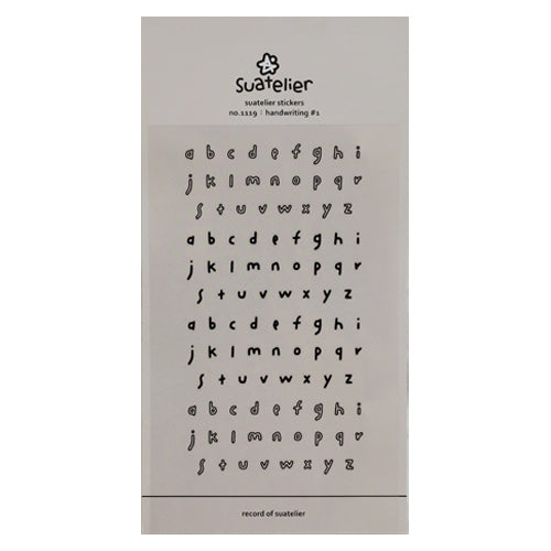 Suatelier Stickers_1119 HANDWRITING#1