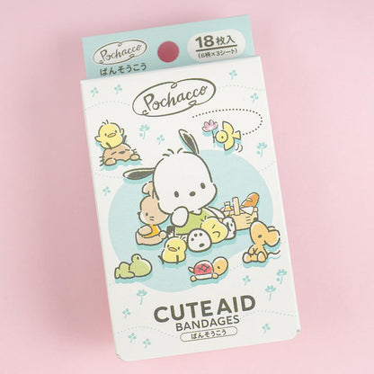 Pansements Sanrio Pochacco "Mignon Secours" - 18 pièces