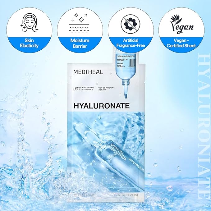 MEDIHEAL ++ Aqua Soothing Ampoule Mask 1pc